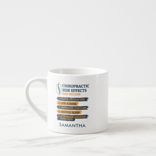 Tasse Expresso Chiropratique Effets secondaires Nom du collaborat (Gauche)