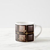 Tasse Expresso Chocolat de luxe fait main dans une boîte (Droite)