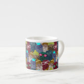 Tasse Expresso Chouette dans la couronne (Devant droit)