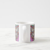 Tasse Expresso Chouette de printemps (Dos)