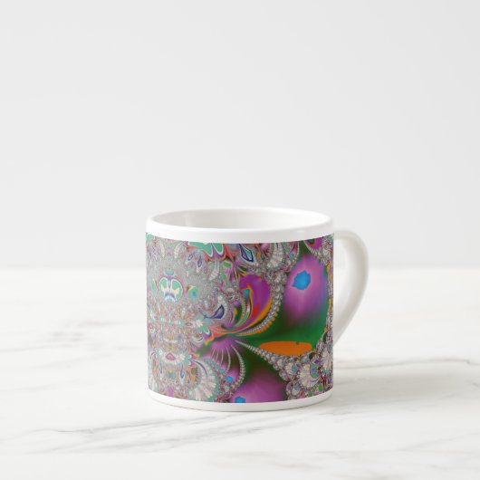 Tasse Expresso Chouette de printemps (Devant droit)