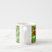 Tasse Expresso Chouette en roses rouges (Dos)