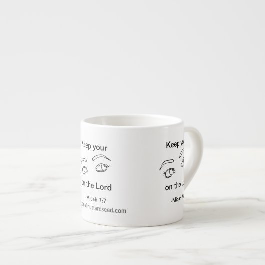 Tasse Expresso chrétien (Devant droit)