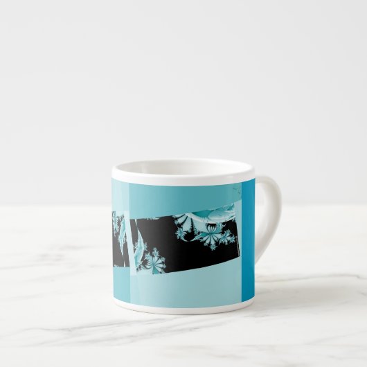 Tasse Expresso Ciel du jardin fractal (Devant droit)