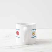 Tasse Expresso Cinq fleurs (Dos)