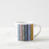 Tasse Expresso Citation de Jane Austen (Violet) (Droite)