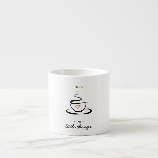 Tasse Expresso Citation Inspirante (Devant)