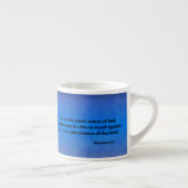 Tasse Expresso Citations de la Bible chrétienne (Droite)