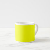 Tasse Expresso Citron Jaune Arrière - plan Couleur Personnaliser (Devant droit)