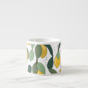 Tasse Expresso Citron Tropical : Vintage clair sans joint