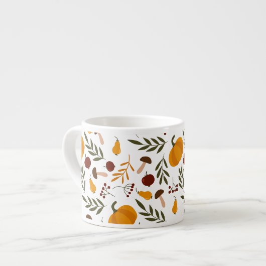 Tasse Expresso Citrouilles, grenades et poires (Devant gauche)