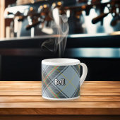 Tasse Expresso Clan Bell Tartan