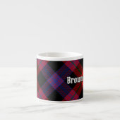 Tasse Expresso Clan Brown Tartan (Devant)