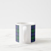 Tasse Expresso Clan Campbell Black Watch Scottish Tartan (Dos)