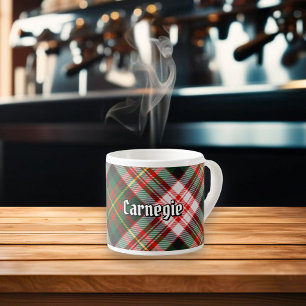 Tasse Expresso Clan Carnegie robe Tartan