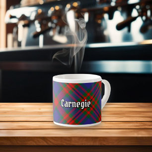 Tasse Expresso Clan Carnegie Tartan