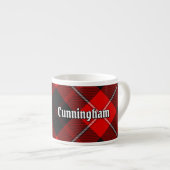 Tasse Expresso Clan Cunningham Tartan (Devant droit)
