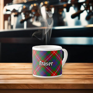 Tasse Expresso Clan Fraser de Lovat Tartan