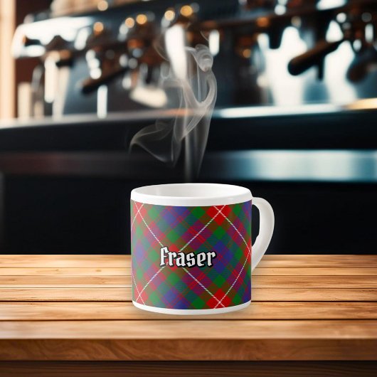Tasse Expresso Clan Fraser de Lovat Tartan