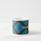 Tasse Expresso Clan Guthrie Tartan (Devant)