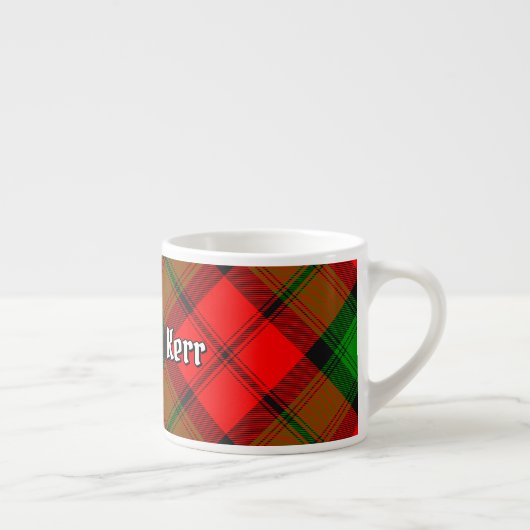 Tasse Expresso Clan Kerr Tartan (Droite)
