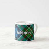 Tasse Expresso Clan Kirkpatrick Tartan (Devant droit)