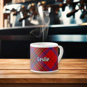 Tasse Expresso Clan Leslie Red Tartan