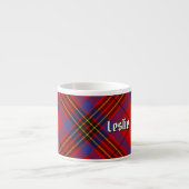 Tasse Expresso Clan Leslie Red Tartan (Devant)