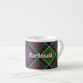 Tasse Expresso Clan MacDonald de la Coupe Clanranald Tartan Espre (Devant droit)