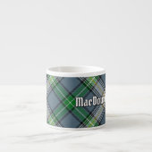 Tasse Expresso Clan MacDowall Tartan (Devant)