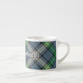 Tasse Expresso Clan MacDowall Tartan (Droite)