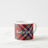 Tasse Expresso Clan MacFarlane Red Tartan (Devant droit)