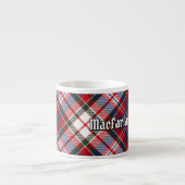 Tasse Expresso Clan MacFarlane robe Tartan (Devant)