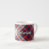 Tasse Expresso Clan MacFarlane robe Tartan (Devant droit)