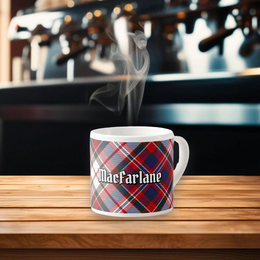 Tasse Expresso Clan MacFarlane robe Tartan