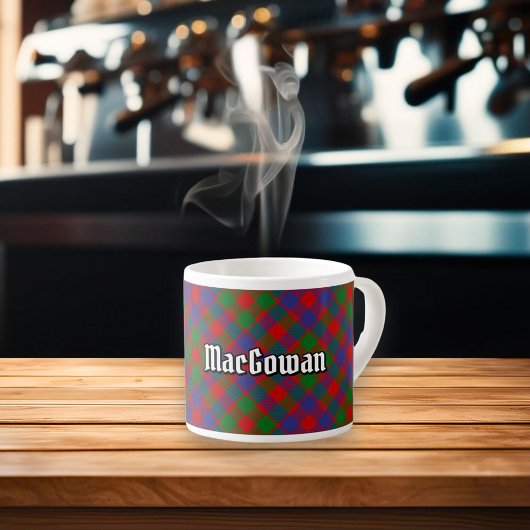 Tasse Expresso Clan MacGowan Tartan