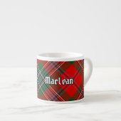 Tasse Expresso Clan MacLean Tartan (Devant droit)