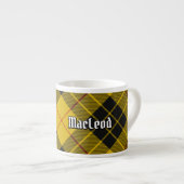 Tasse Expresso Clan Macleod de Lewis Tartan (Devant droit)