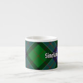 Tasse Expresso Clan Sinclair Chasse Tartan (Devant)