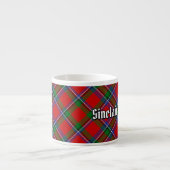 Tasse Expresso Clan Sinclair Tartan (Devant)