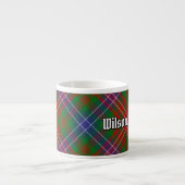 Tasse Expresso Clan Wilson Modern Tartan (Devant)