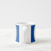 Tasse Expresso Classe de 2020 Bleu Spring Break par Janz (Dos)