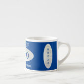 Tasse Expresso Classe de 2020 Bleu Spring Break par Janz (Droite)