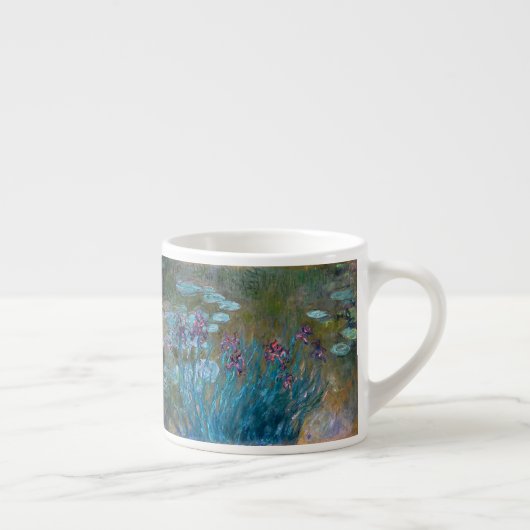 Tasse Expresso Claude Monet : Iris et nénuphars (Droite)