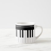 Tasse Expresso Clavier de piano (Droite)