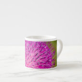 Tasse Expresso Closeup de chardon de lait (Devant droit)
