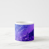 Tasse Expresso Clouds Mandala bleu violet Boho Bohemian (Devant)