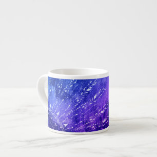 Tasse Expresso Clouds Mandala bleu violet Boho Bohemian
