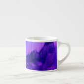 Tasse Expresso Clouds Mandala bleu violet Boho Bohemian (Droite)