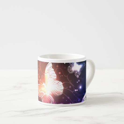 Tasse Expresso Clowing Night Butterflies (Devant droit)
